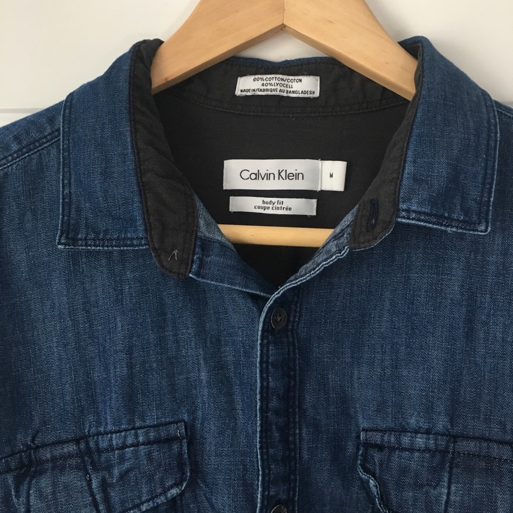 Calvin Klein Body Fit Chambray Skirt